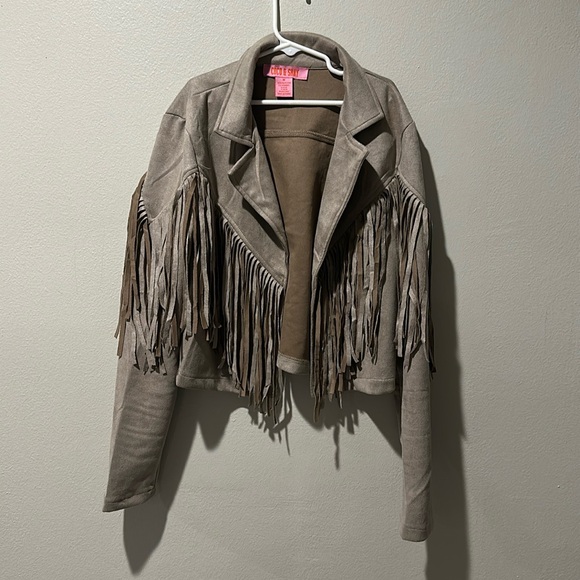 Suede tassel jacket - Picture 1 of 3